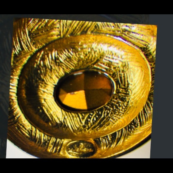 Givenchy Red and Gold Collar Necklace - Picture 5 of 8